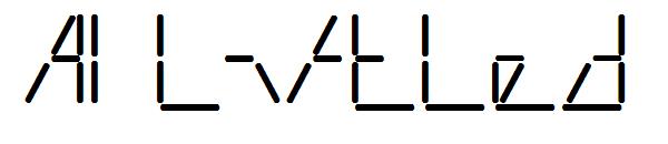 AI Liftled字体
