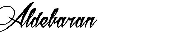 Aldebaran字体