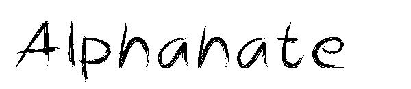 Alphahate字体