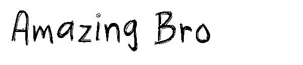 Amazing Bro字体