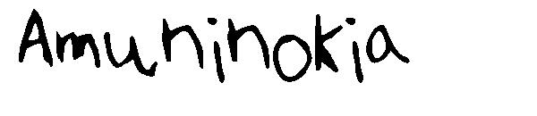 Amuninokia字体