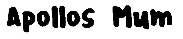 Apollos Mum字体