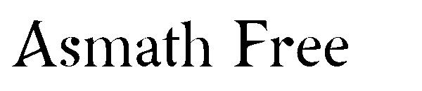 Asmath Free字体