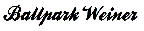 Ballpark Weiner字体