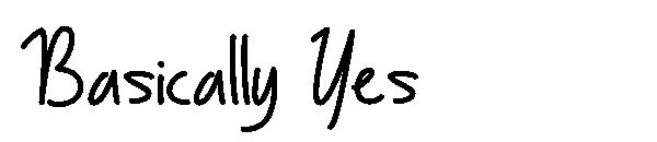 Basically Yes字体