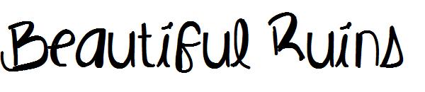 Beautiful Ruins字体