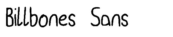 Billbones Sans字体