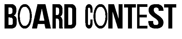 Board Contest字体
