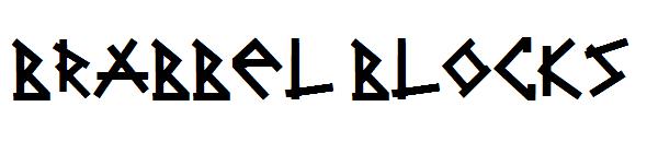 Brabbel Blocks字体