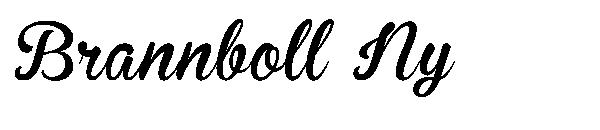 Brannboll Ny字体