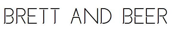 Brett and Beer字体