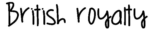 British Royalty字体