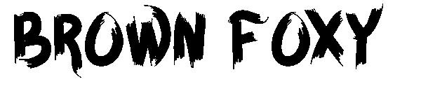 Brown Foxy字体