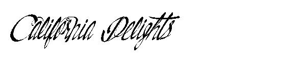 California Delights字体
