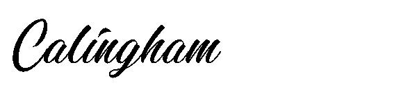Calingham字体