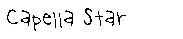 Capella Star字体