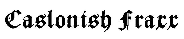 Caslonish Fraxx字体