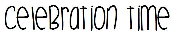 Celebration Time字体