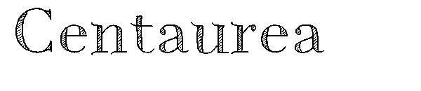 Centaurea字体