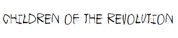 Children of the revolution字体