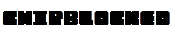 Chipblocked字体