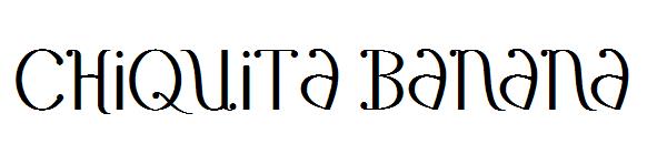 Chiquita Banana字体