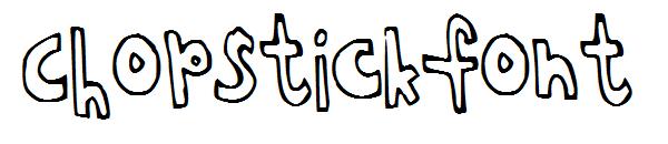 Chopstickfont字体