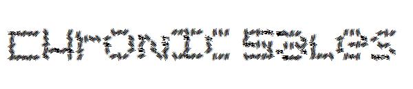 Chronic Sales字体