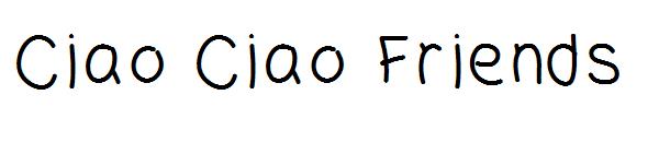 Ciao Ciao Friends字体