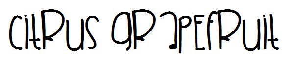 Citrus Grapefruit字体