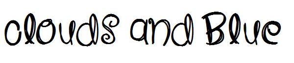 Clouds And Blue字体