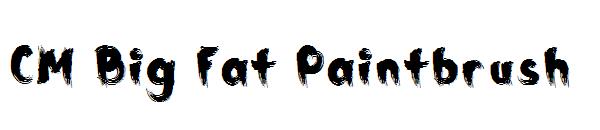 CM Big Fat Paintbrush字体