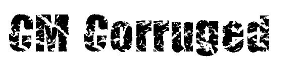 CM Corruged字体