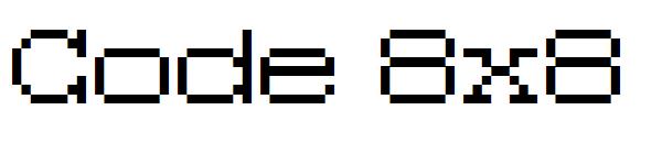 Code 8x8字体