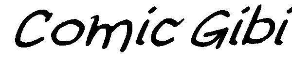 Comic Gibi字体