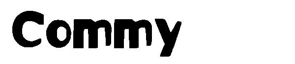 Commy字体