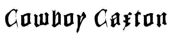 Cowboy Caxton字体