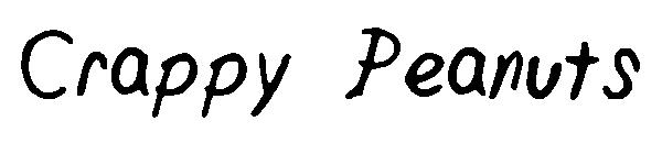 Crappy Peanuts字体
