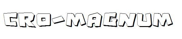 Cro-Magnum字体