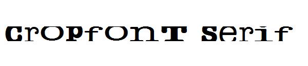 Cropfont Serif字体