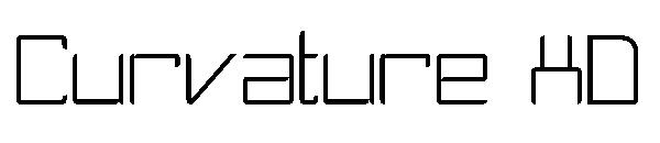 Curvature XD字体
