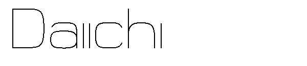 Daiichi字体