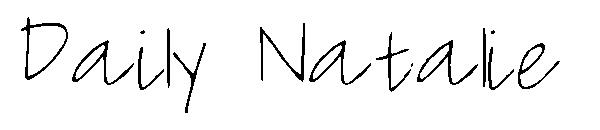 Daily Natalie字体