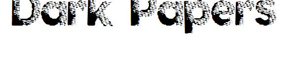 Dark Papers字体