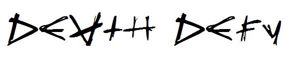 Death Defy字体