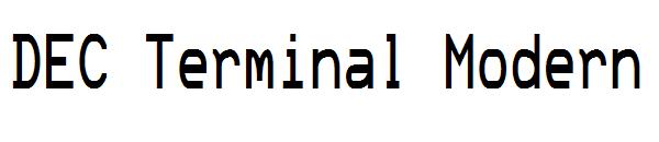 DEC Terminal Modern字体