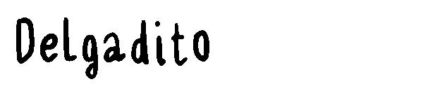 Delgadito字体