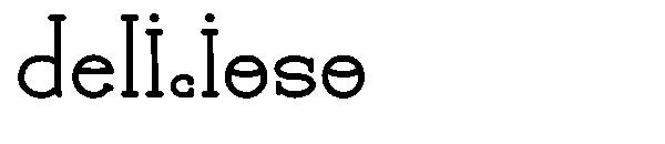 Delicioso字体