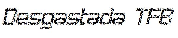 Desgastada TFB字体