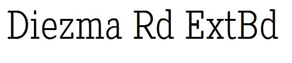 Diezma Rd ExtBd字体